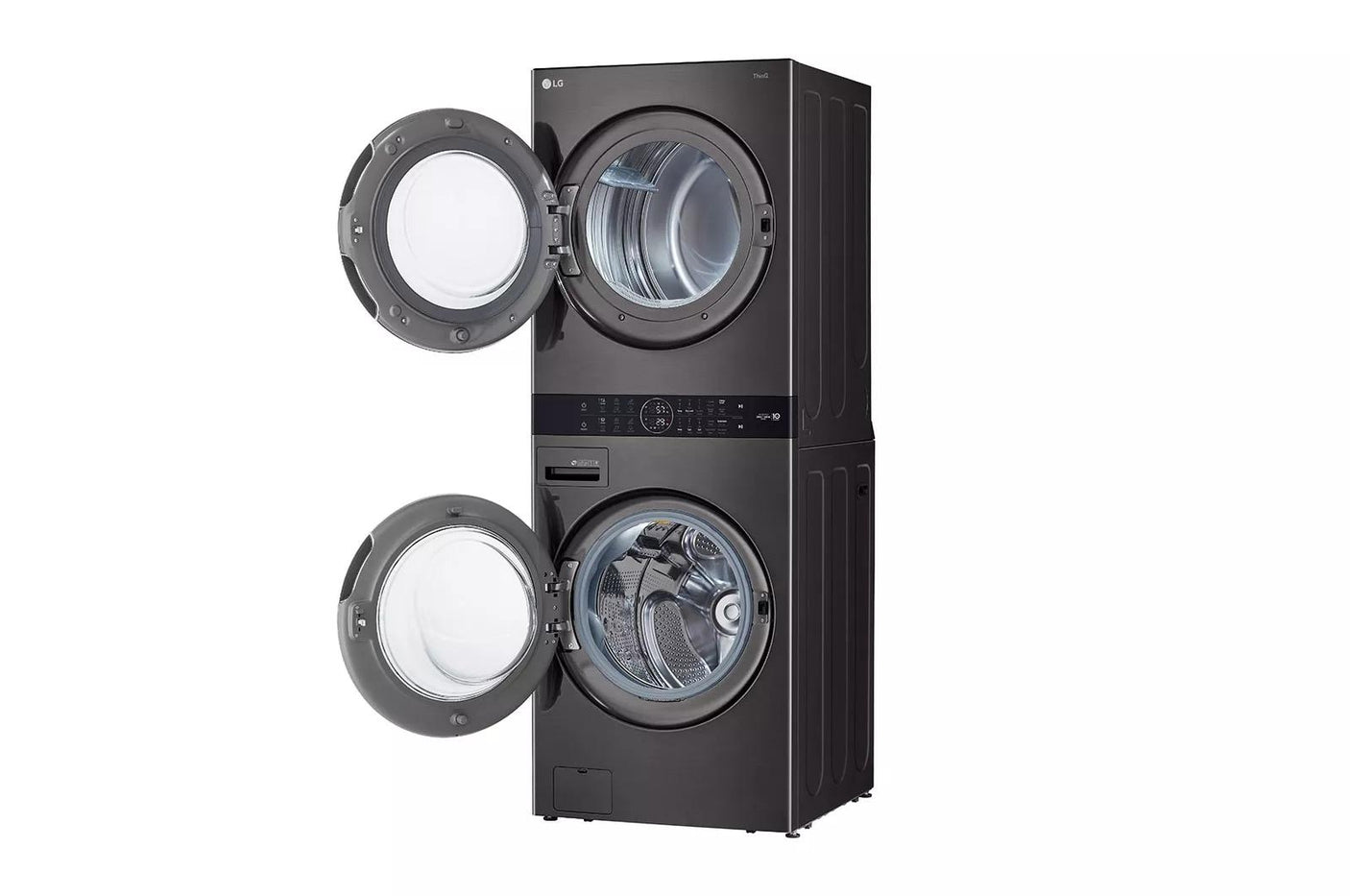 Single Unit Front Load LG WashTower™ with Center Control™ 4.5 cu. ft. Washer and 7.4 cu. ft. Gas Dryer