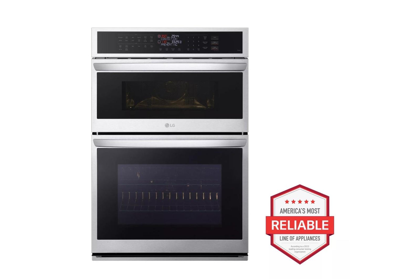 1.7/4.7 cu. ft. Smart Combination Wall Oven with Convection and Air Fry