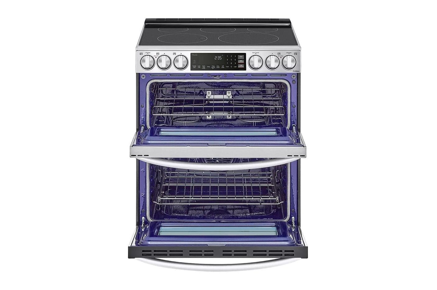 7.3 cu. ft. Smart Electric Double Oven Slide-in Range with InstaView®, ProBake® Convection, Air Fry, and Air Sous Vide