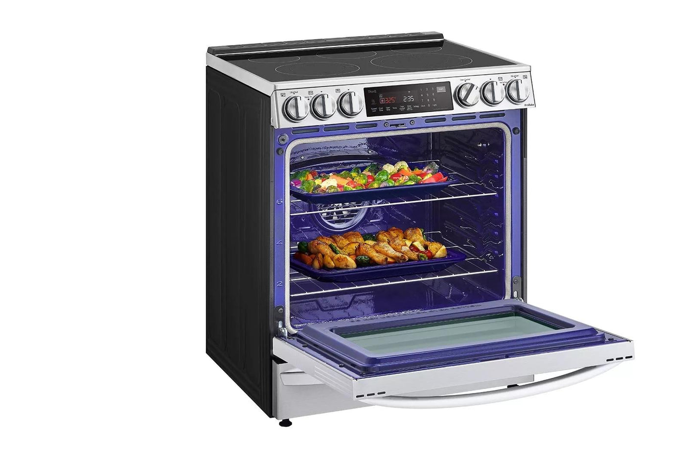 6.3 cu ft. Smart Wi-Fi Enabled ProBake Convection® InstaView™ Electric Slide-in Range with Air Fry