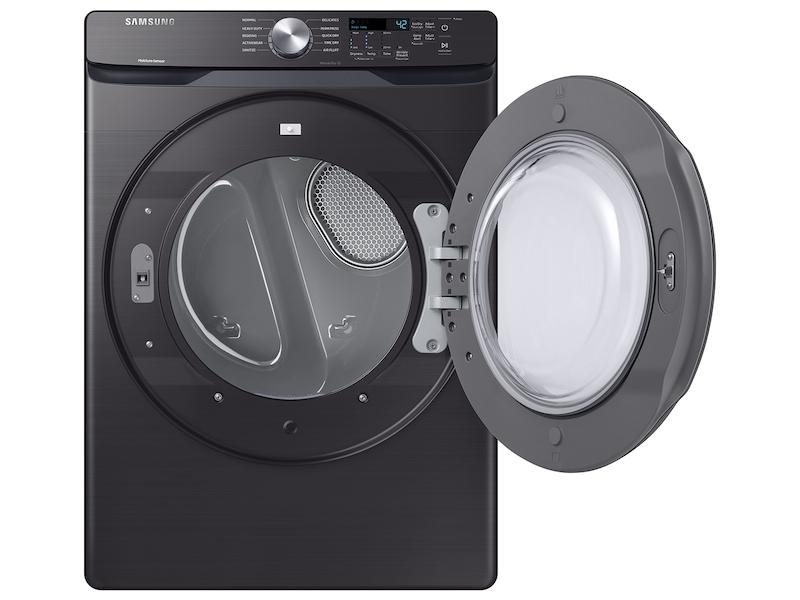 7.5 cu. ft. Electric Dryer with Sensor Dry in Brushed Black