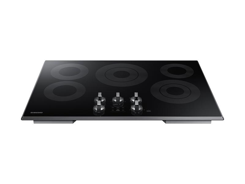 30" Smart Electric Cooktop in Black Stainless Steel