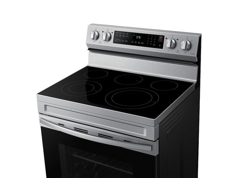 6.3 cu. ft. Smart Freestanding Electric Range with No-Preheat Air Fry & Convection in Stainless Steel