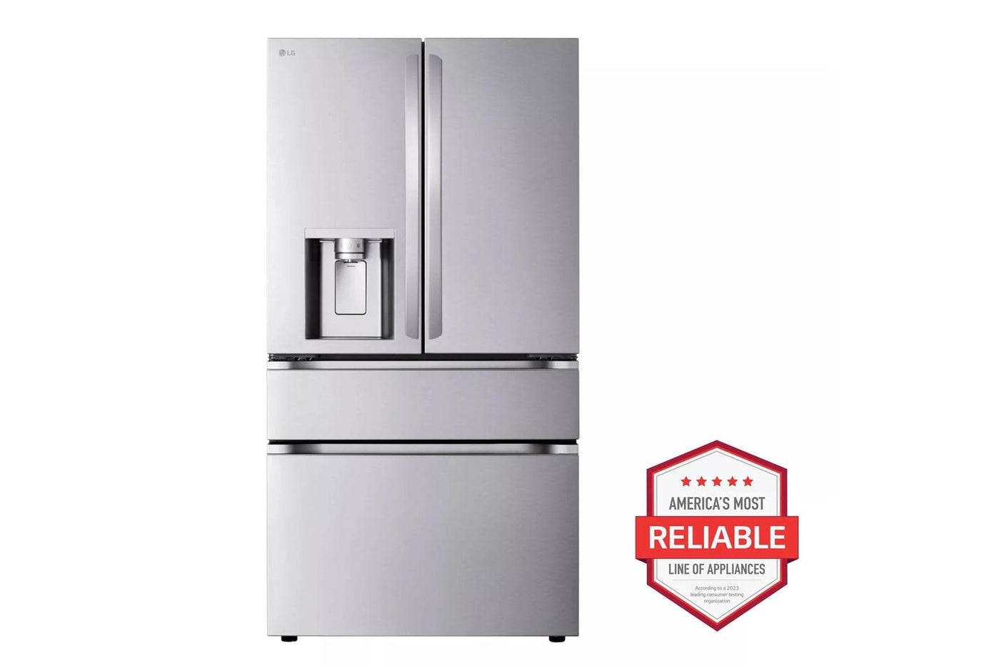 29 cu. ft. Smart Standard-Depth MAX™ 4-Door French Door Refrigerator with Full-Convert Drawer™