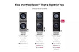 LG WashTower™ 4.5 cu. ft. Washer and 7.4 cu. ft. Electric Dryer - Black Steel