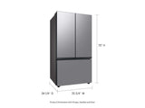 Bespoke 3-Door French Door Refrigerator (30 cu. ft.) with AutoFill Water Pitcher in Stainless Steel