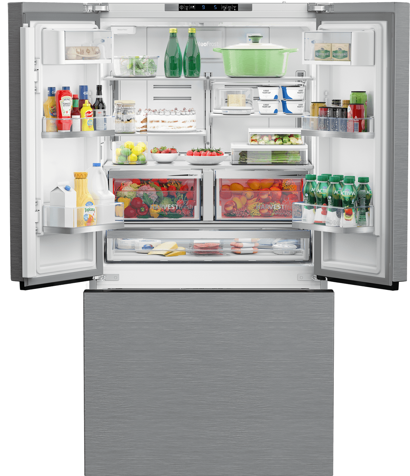 36" French Door Refrigerator with Harvestfresh