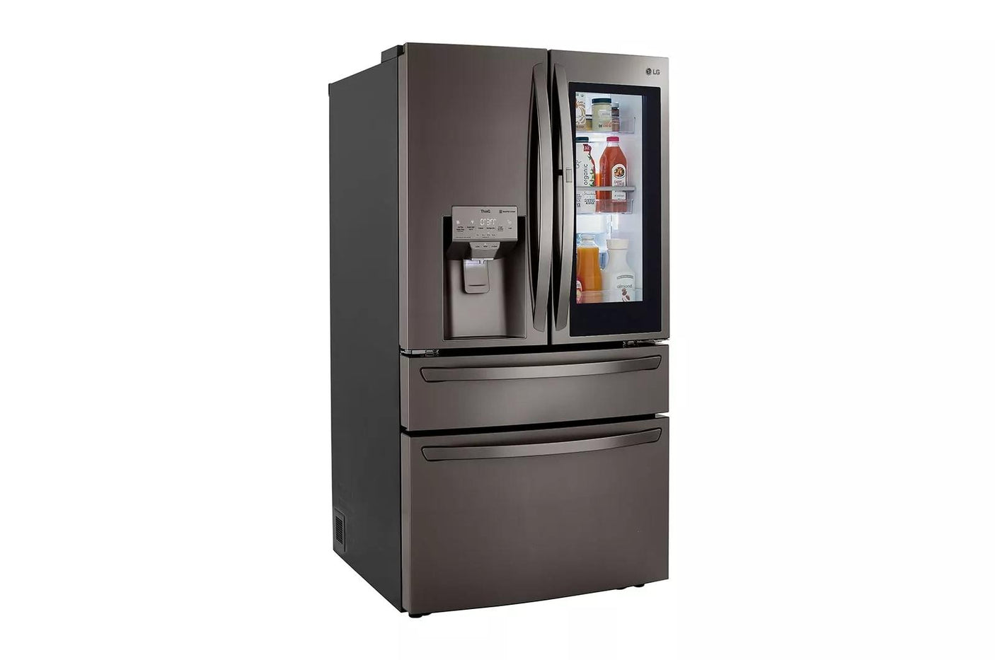 23 cu. ft. Smart InstaView™ Door-in-Door® Counter-Depth Refrigerator with Craft Ice™