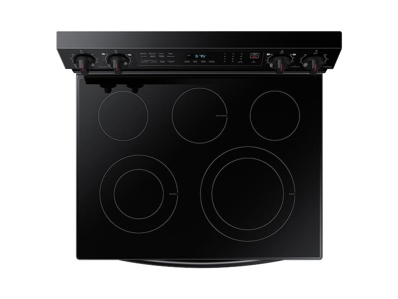 6.3 cu. ft. Smart Freestanding Electric Range with No-Preheat Air Fry & Convection in Black