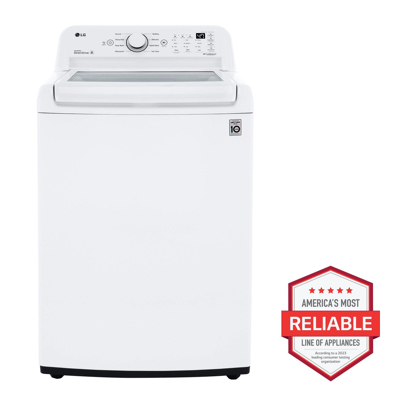 4.5 cu. ft. Ultra Large Capacity Top Load Washer with Impeller & TurboDrum™ Technology