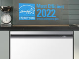 Bespoke AutoRelease Smart 42dBA Dishwasher with StormWash+™ and Smart Dry in White Glass