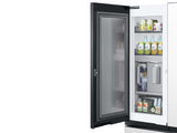 Bespoke 3-Door French Door Refrigerator (30 cu. ft.) with Beverage Center™ in White Glass