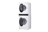 Single Unit Front Load LG WashTower™ with Center Control™ 4.5 cu. ft. Washer and 7.4 cu. ft. Gas Dryer