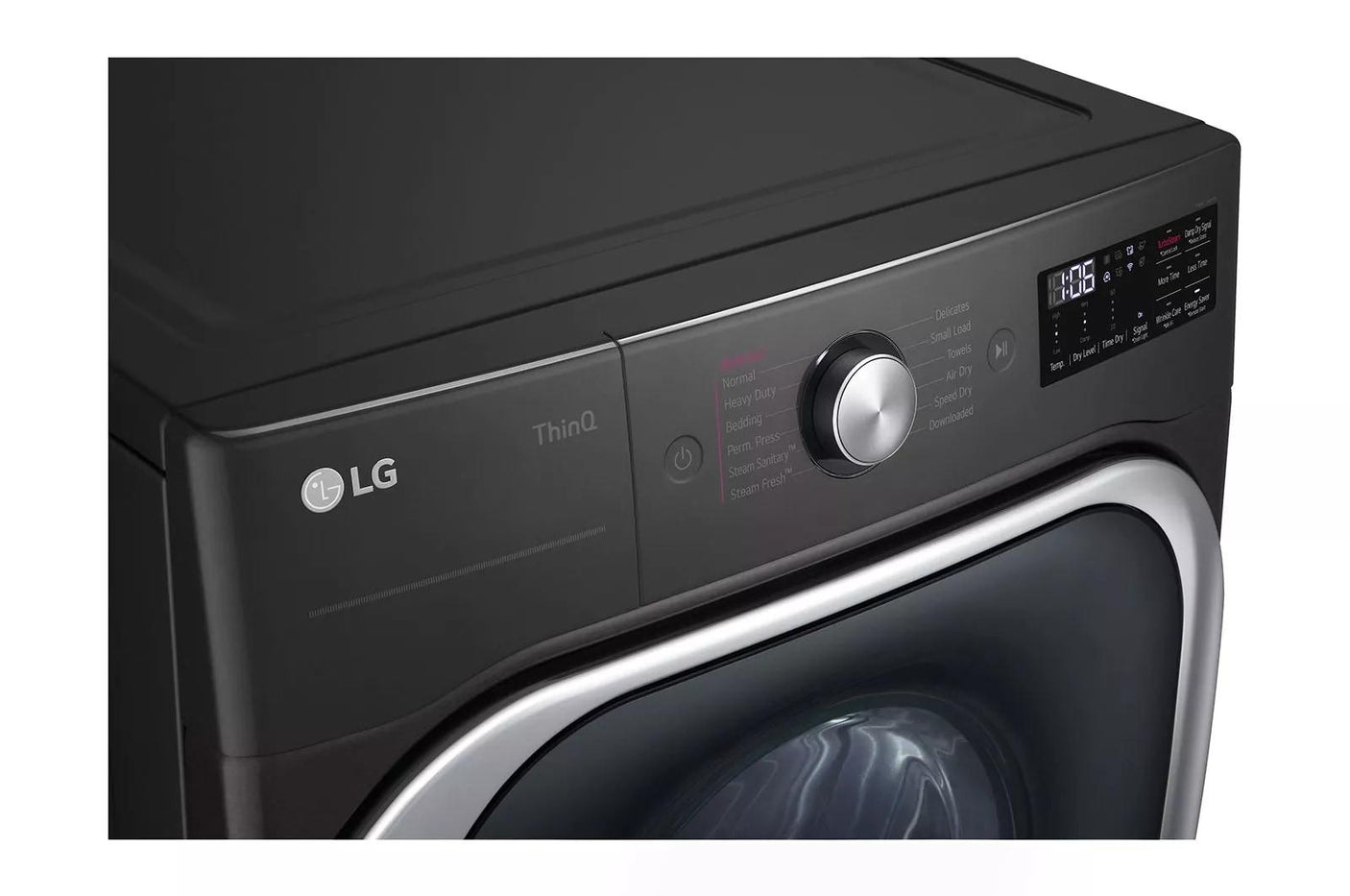 9.0 cu. ft. Mega Capacity Smart wi-fi Enabled Front Load Electric Dryer with TurboSteam™ and Built-In Intelligence