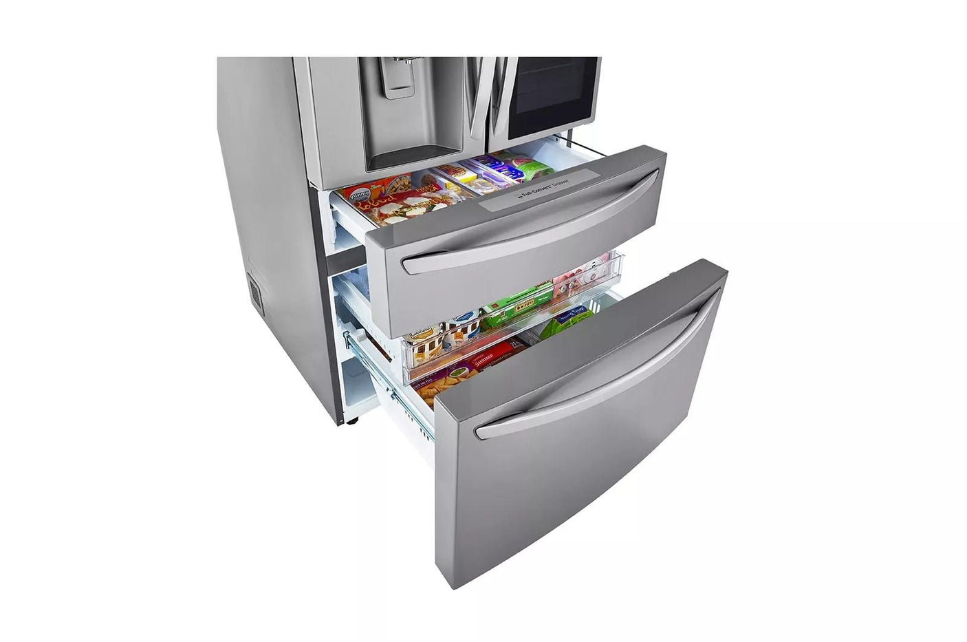 23 cu. ft. Smart wi-fi Enabled InstaView® Door-in-Door® Counter-Depth Refrigerator with Craft Ice™ Maker