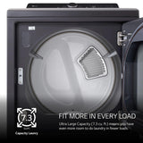 7.3 cu. ft. Ultra Large Capacity Rear Control Electric Dryer with LG EasyLoad™ Door and AI Sensing