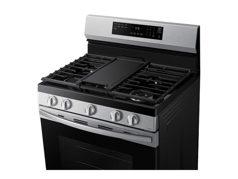 6.0 cu. ft. Smart Freestanding Gas Range with No-Preheat Air Fry & Convection in Stainless Steel