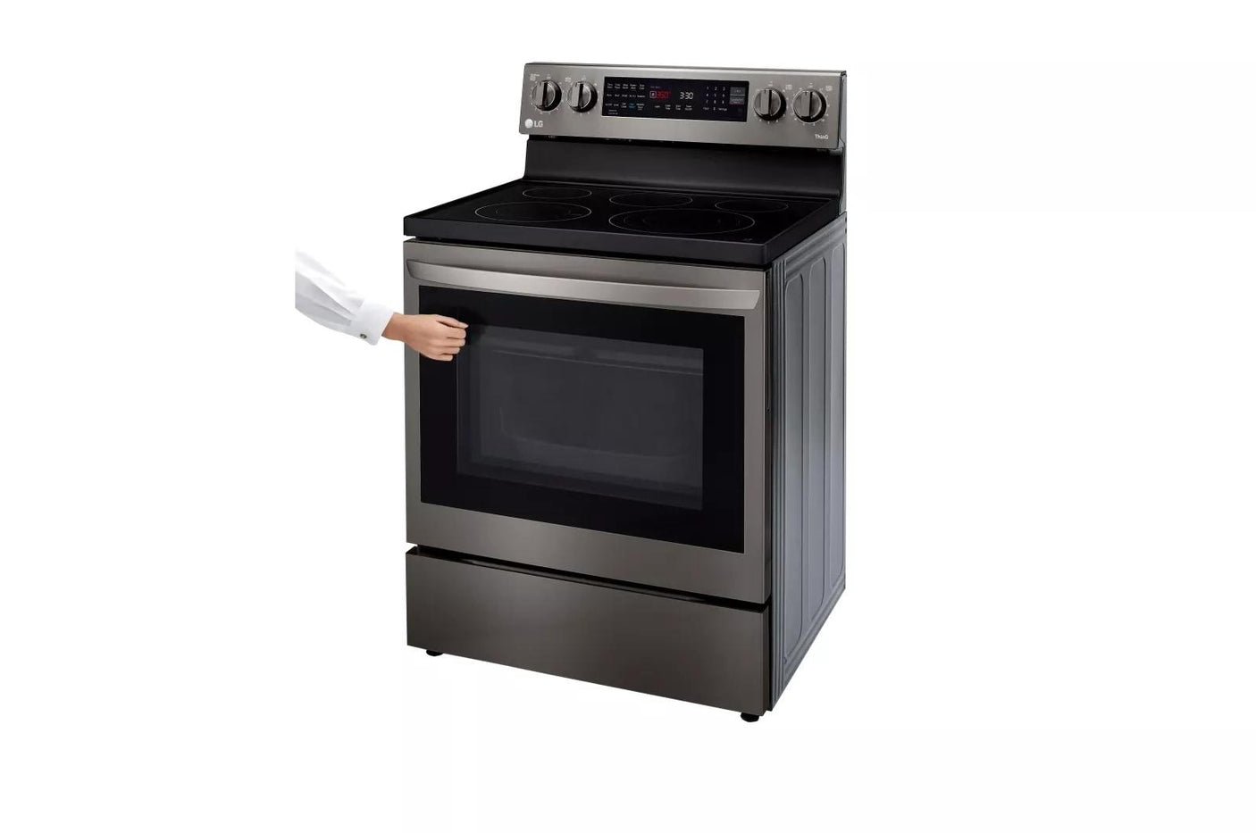 6.3 cu ft. Smart Wi-Fi Enabled True Convection InstaView® Electric Range with Air Fry