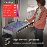 29 cu. ft. Smart InstaView® Door-in-Door® Standard-Depth MAX™ 4-Door French Door Refrigerator with MyColor™