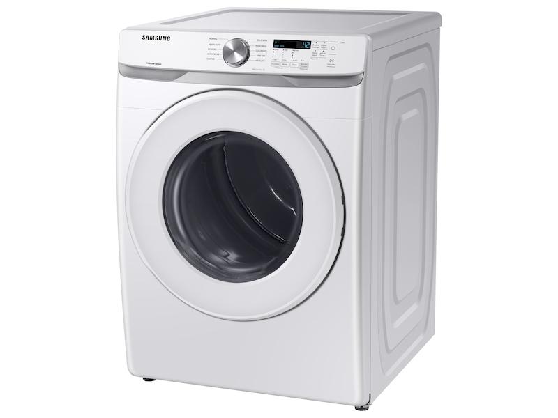 7.5 cu. ft. Gas Long Vent Dryer with Sensor Dry in White