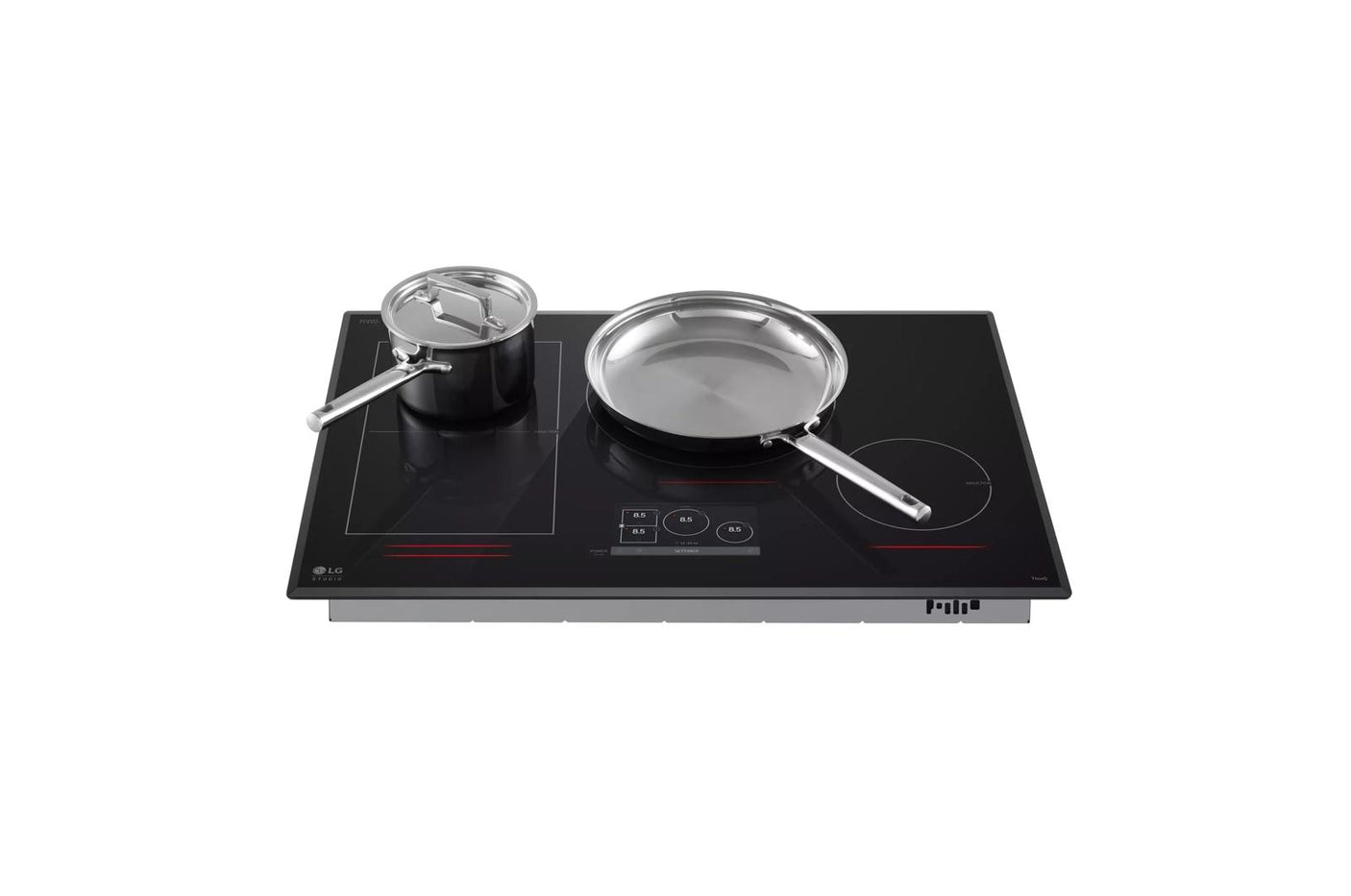 LG STUDIO 30" Induction Cooktop with 4 Burners and Flexible Cooking Zone