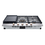 LG STUDIO 36" UltraHeat™ Gas Cooktop with EasyClean®