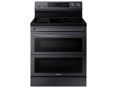 6.3 cu. ft. Smart Freestanding Electric Range with Flex Duo™, No-Preheat Air Fry & Griddle in Black Stainless Steel