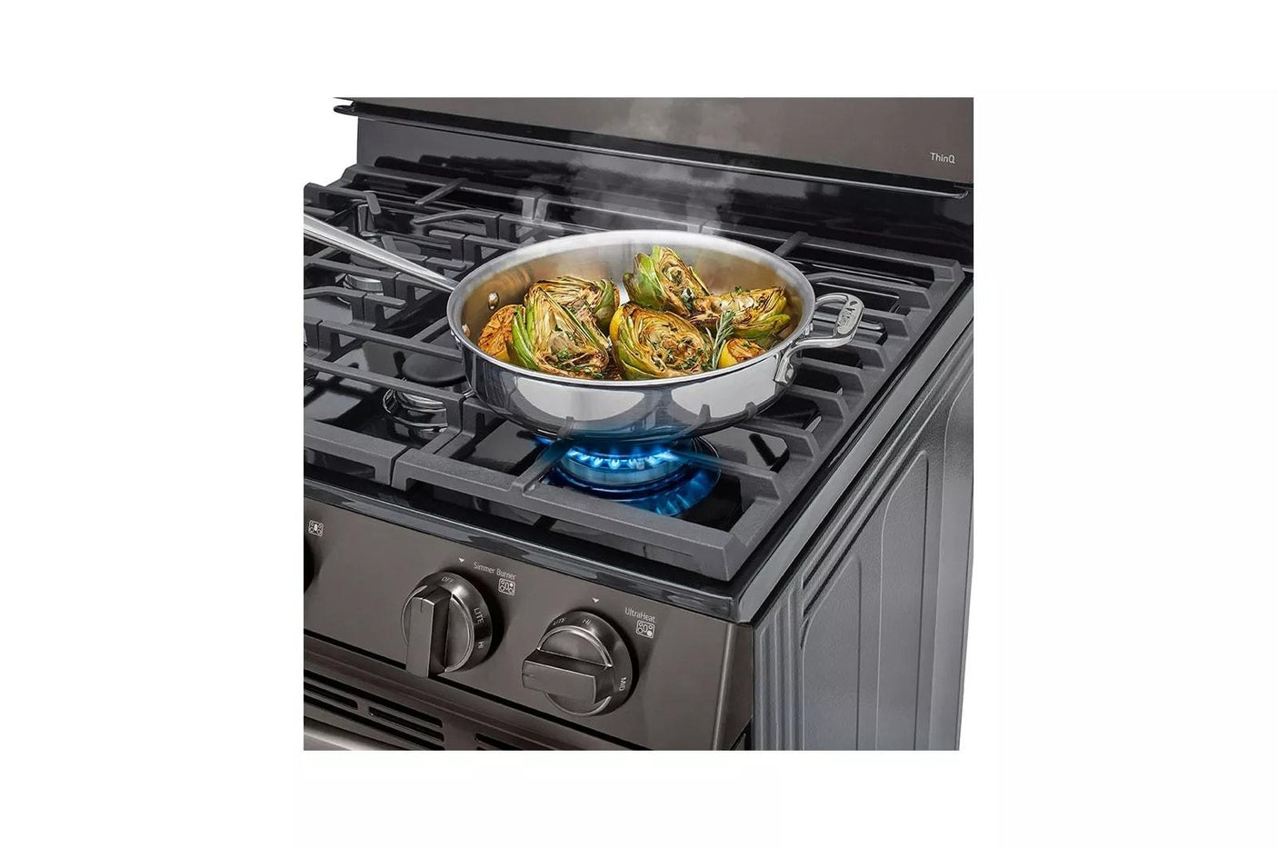 5.8 cu ft. Smart Wi-Fi Enabled Fan Convection Gas Range with Air Fry & EasyClean®