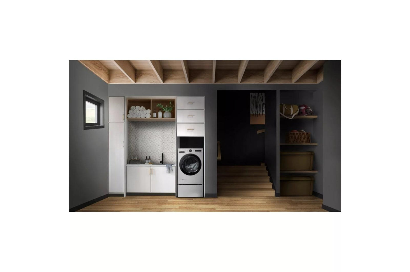 Ventless Washer/Dryer Combo LG WashCombo™ All-in-One 5.0 cu. ft. Mega Capacity with Inverter HeatPump™ Technology and Direct Drive Motor