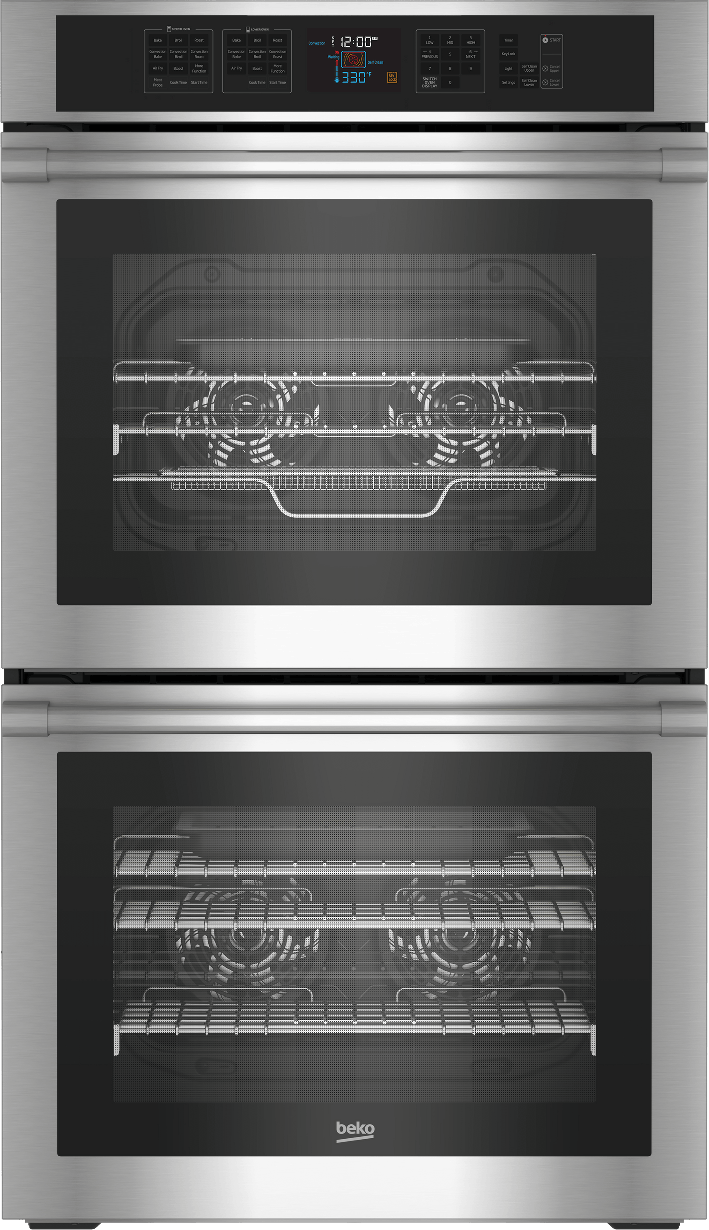 30" Stainless Steel Double Wall Oven