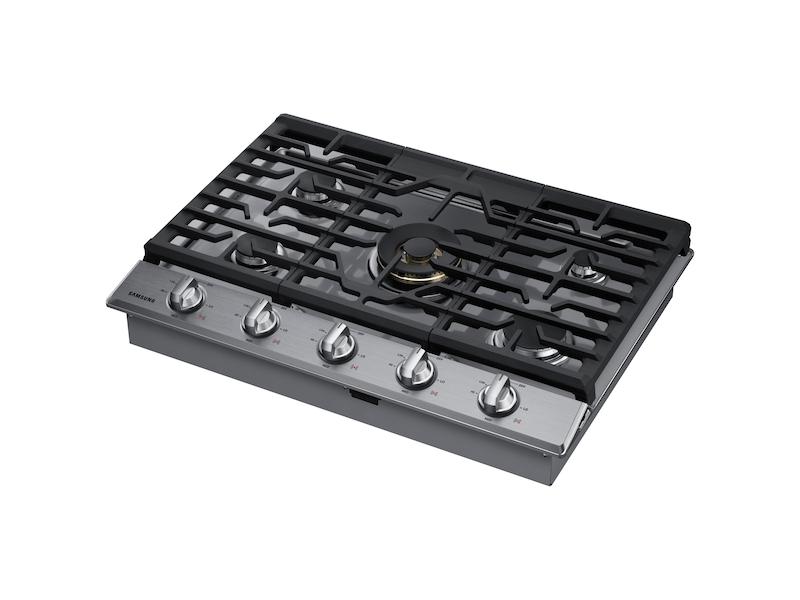 30" Smart Gas Cooktop with 22K BTU Dual Power Burner in Stainless Steel