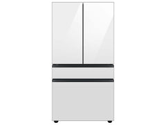 Bespoke 4-Door French Door Refrigerator (29 cu. ft.) with AutoFill Water Pitcher in White Glass