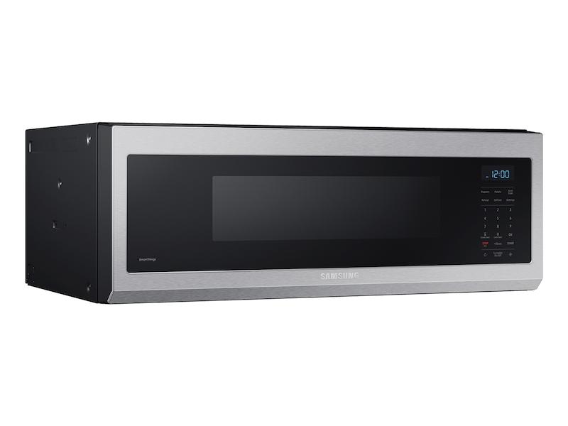 1.1 cu. ft. Smart SLIM Over-the-Range Microwave with 400 CFM Hood Ventilation, Wi-Fi & Voice Control in Stainless Steel