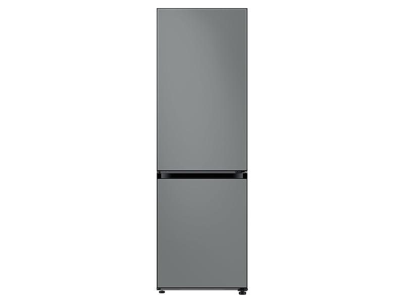 12.0 cu. Ft. Bespoke Bottom Freezer Refrigerator with Flexible Design in Grey Glass