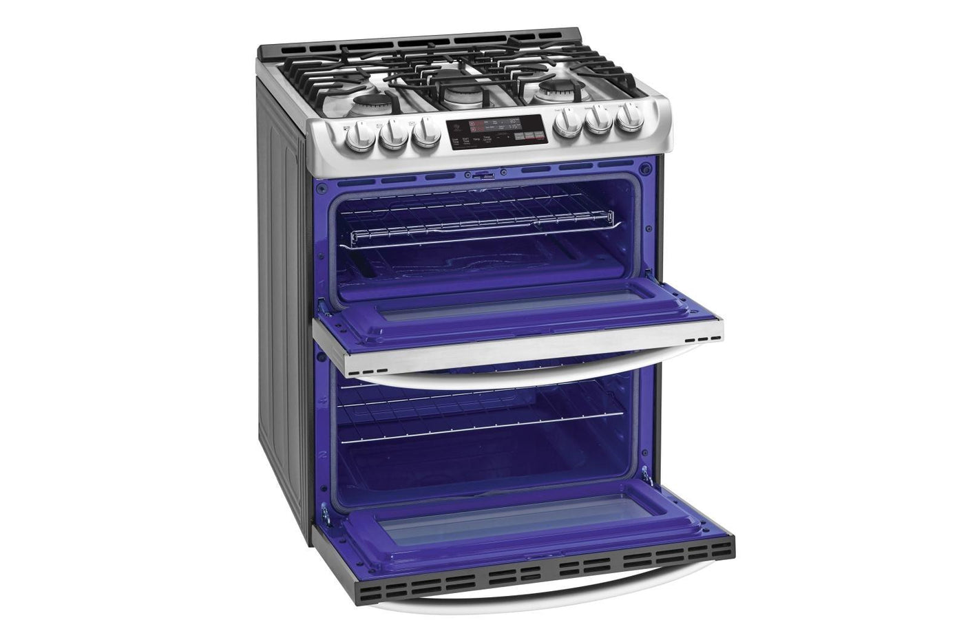 6.9 cu. ft. Smart wi-fi Enabled Gas Double Oven Slide-In Range with ProBake Convection® and EasyClean®