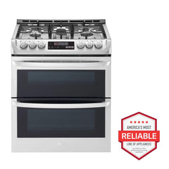 6.9 cu. ft. Smart wi-fi Enabled Gas Double Oven Slide-In Range with ProBake Convection® and EasyClean®