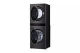 Single Unit Front Load LG WashTower™ with Center Control® 5.0 cu.ft. Washer & 7.4 cu.ft. Gas Dryer