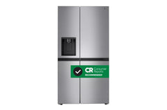 27 cu. ft. Side-by-Side Refrigerator with Smooth Touch Ice Dispenser