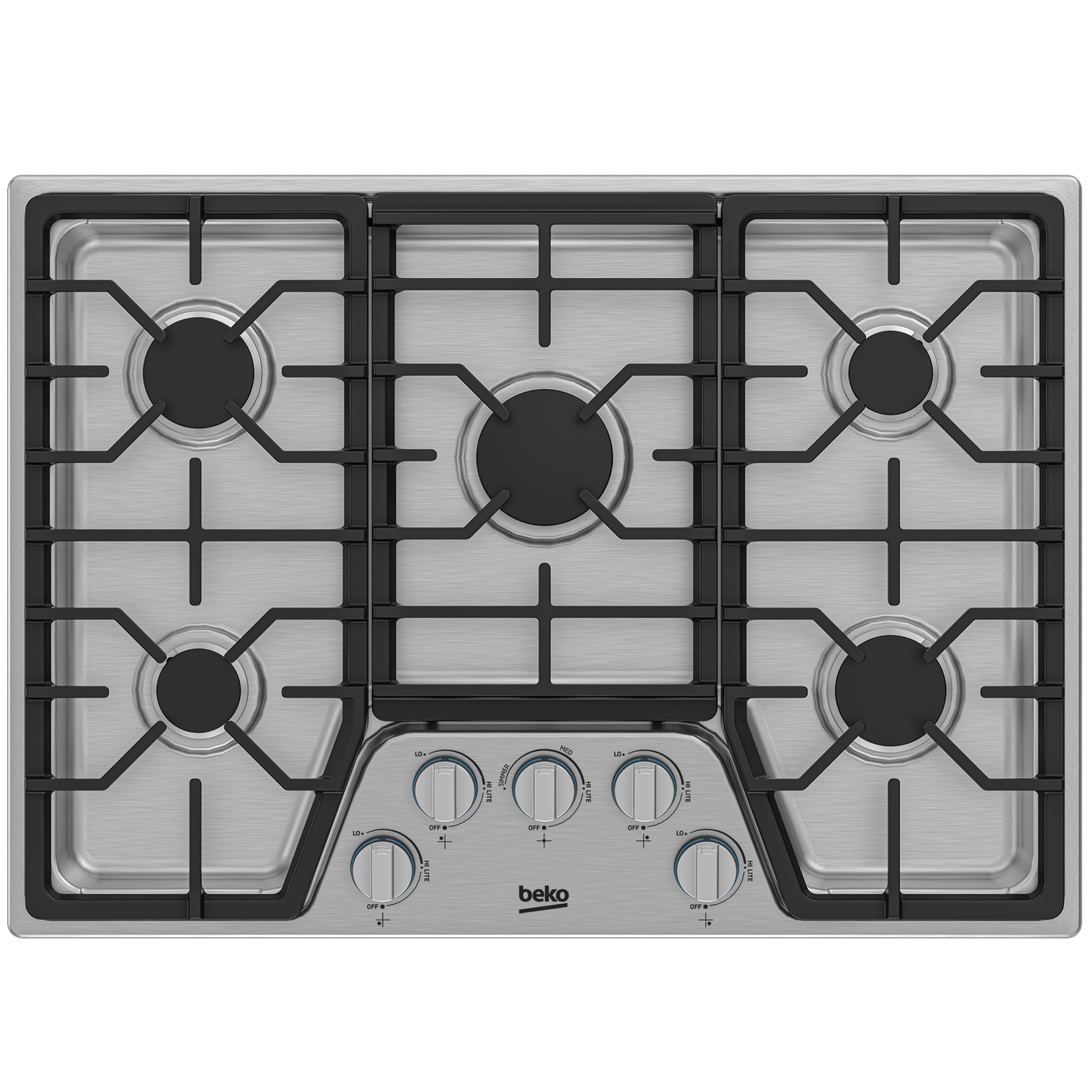 30" Built-In Gas Cooktop with 5 Burners