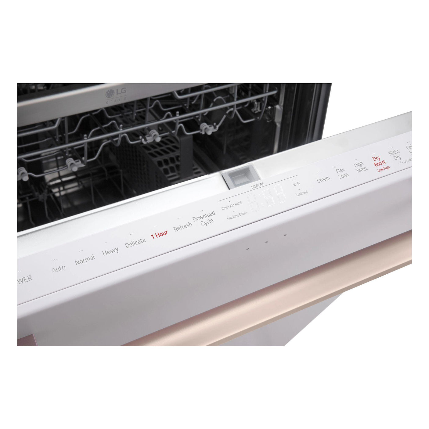 LG STUDIO Smart Top Control Dishwasher with 1-Hour Wash & Dry, QuadWash® Pro, TrueSteam® and Dynamic Heat Dry™