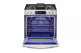 6.3 cu ft. Smart wi-fi Enabled ProBake Convection® InstaView® Gas Slide-In Range with Air Fry