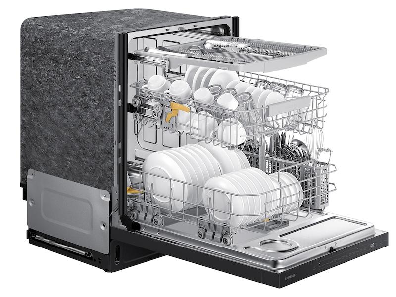 Smart 44dBA Dishwasher with StormWash+™ in Black Stainless Steel