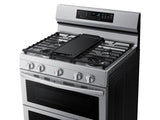 6.0 cu. ft. Smart Freestanding Gas Range with Flex Duo™, Stainless Cooktop & Air Fry in Stainless Steel