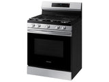 6.0 cu. ft. Smart Freestanding Gas Range with 18K BTU Dual Power Burner & Self Clean in Stainless Steel