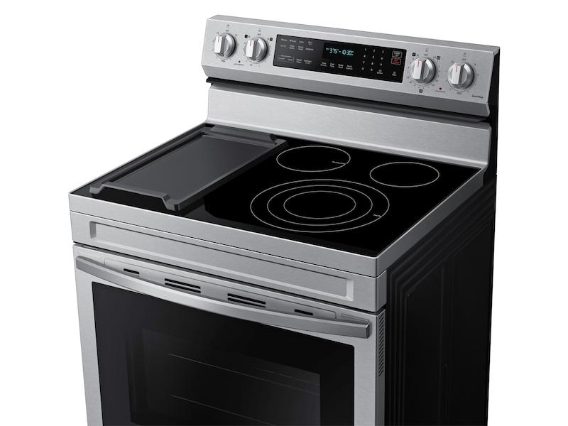 6.3 cu. ft. Smart Freestanding Electric Range with No-Preheat Air Fry, Convection+ & Griddle in Stainless Steel