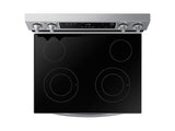 6.3 cu. ft. Smart Freestanding Electric Range with Steam Clean in Stainless Steel