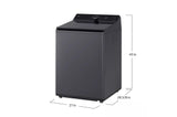 5.3 cu. ft. Mega Capacity Smart Top Load Washer with 4-Way® Agitator, EasyUnload™ & AI Sensing