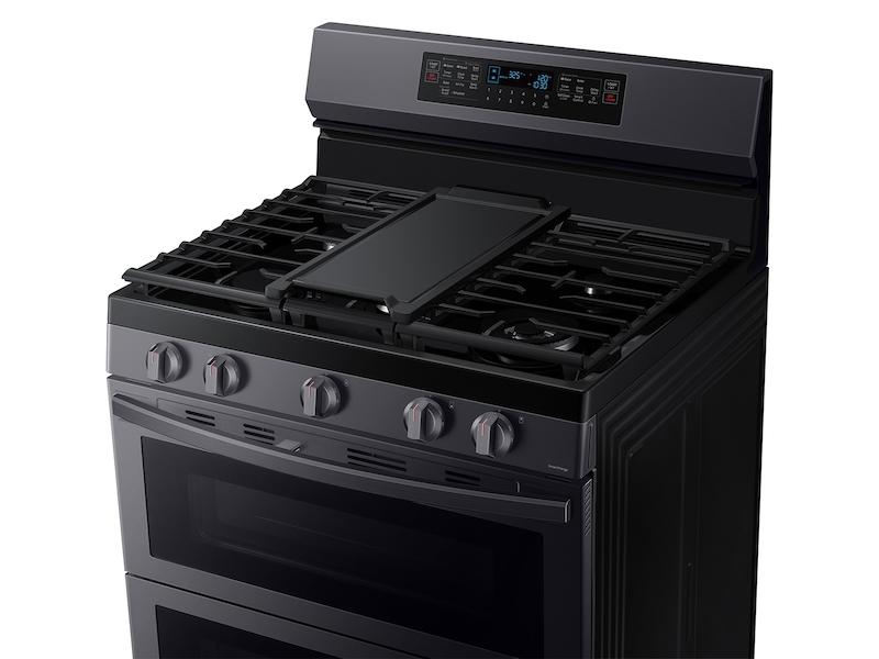 6.0 cu. ft. Smart Freestanding Gas Range with Flex Duo™ & Air Fry in Black Stainless Steel