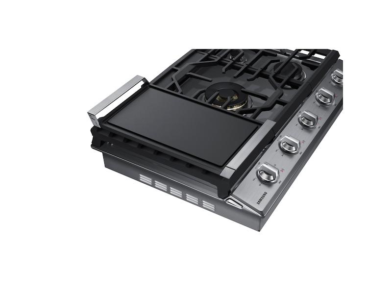 30" Smart Gas Cooktop with 22K BTU Dual Power Burner in Stainless Steel