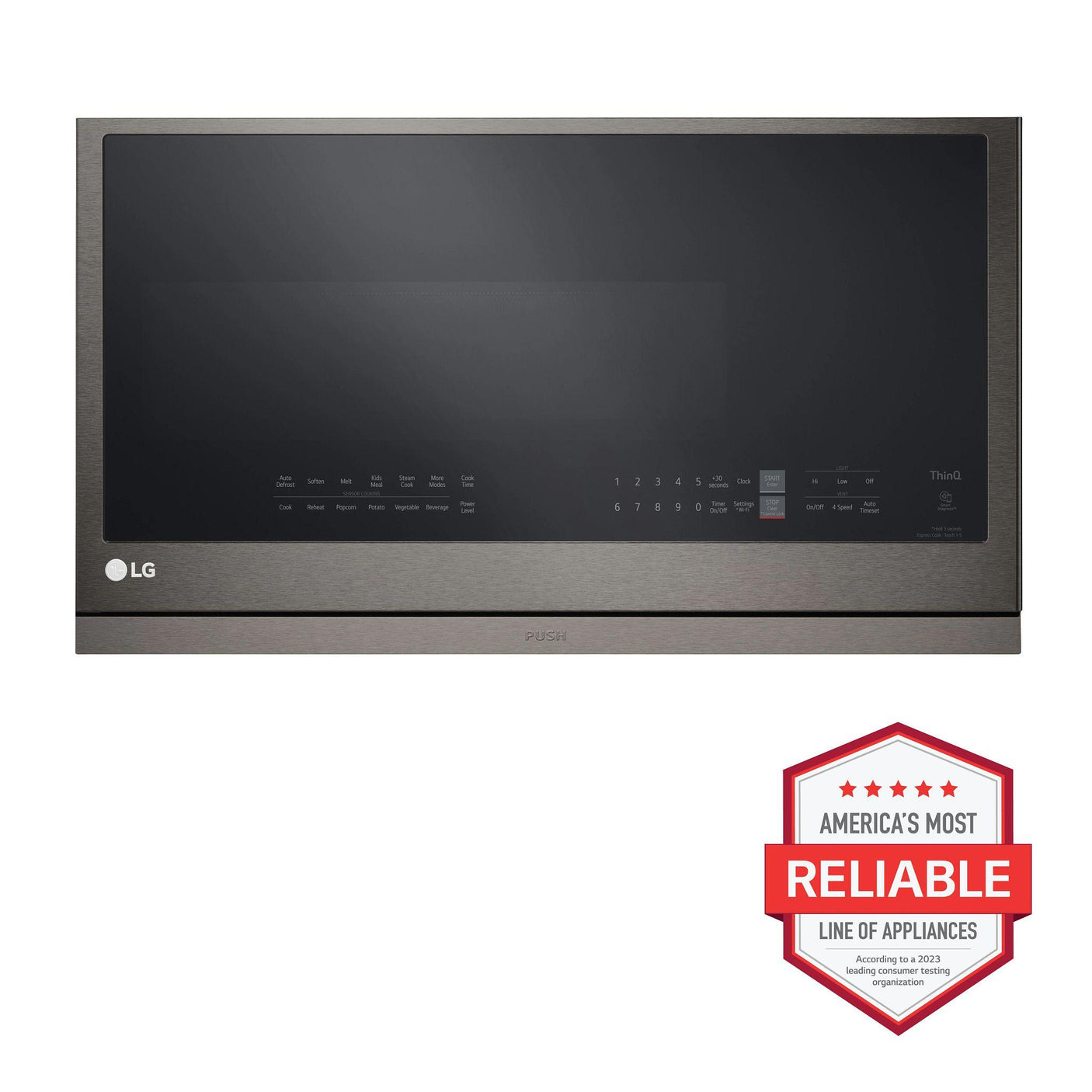 2.1 cu. ft. Smart Over-the-Range Microwave with ExtendaVent®2.0 & EasyClean®